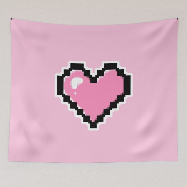 Item preview, Pink Pixel Heart designed and sold by AureateAnomaly.