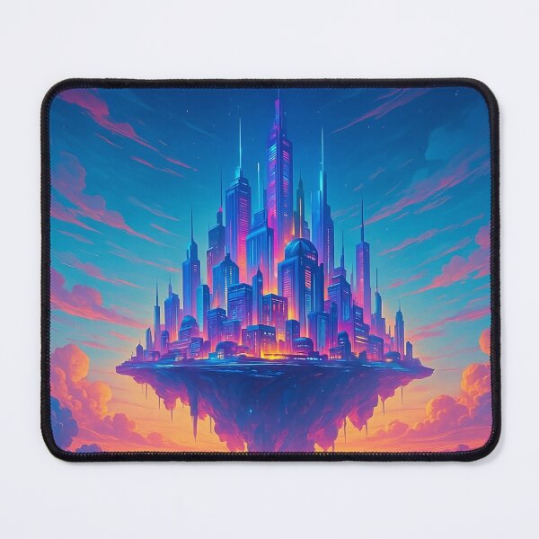 Item preview, Floating Neon City designed and sold by ArmandoC1313.