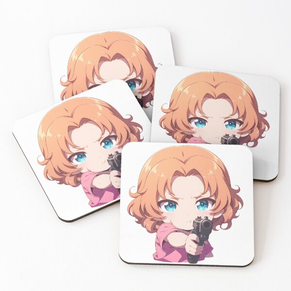 Item preview, Orange Pekoe Girls und Panzer Anime Chibi Gun designed and sold by justnickthings.