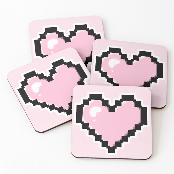 Item preview, Light Pink Pixel Heart designed and sold by AureateAnomaly.