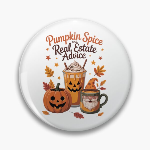 Item preview, Real Estate Halloween Pumpkin Spice And Real Estate Advice designed and sold by brynatshop.