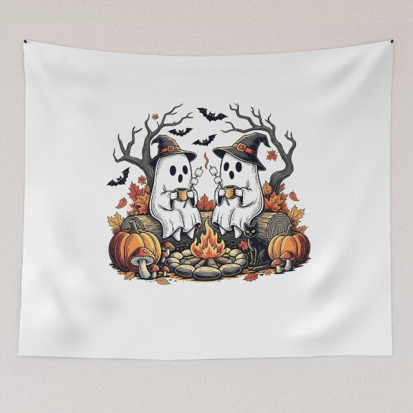 Item preview, Retro Cute Ghost Halloween designed and sold by Csonkaerik.