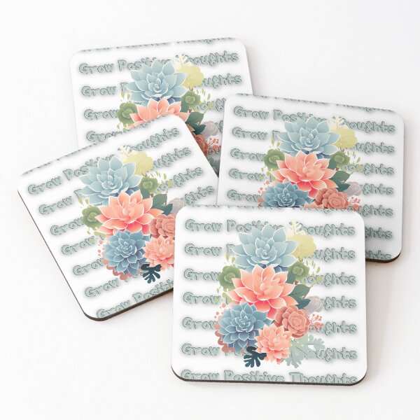 Item preview, Grow Positive Thoughts Succulent designed and sold by WildInkFusion.