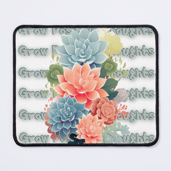 Item preview, Grow Positive Thoughts Succulent designed and sold by WildInkFusion.