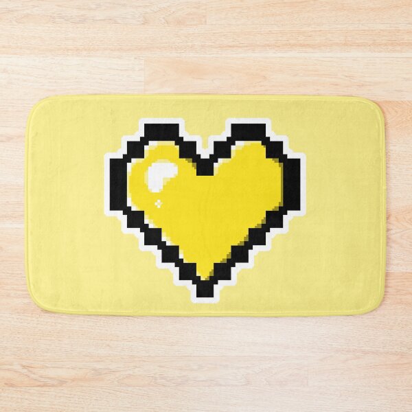 Item preview, Yellow Pixel Heart designed and sold by AureateAnomaly.