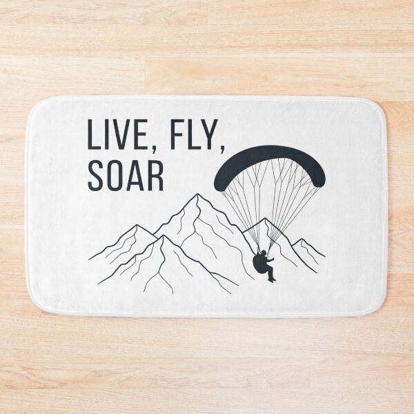 Item preview, Live, Fly, Soar: Inspirational Paragliding Over Majestic Mountains designed and sold by Cloud-Riders.