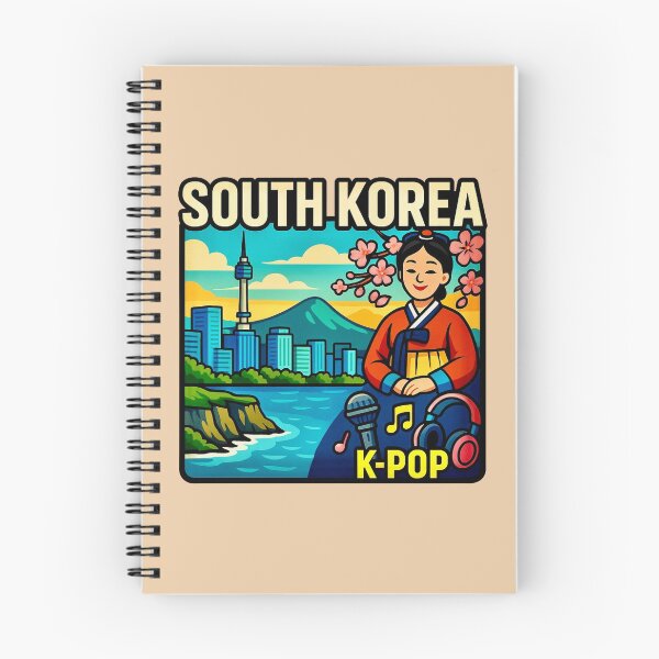 Item preview, South Korea — Seoul Skyline & K-Pop designed and sold by Myra365Art.