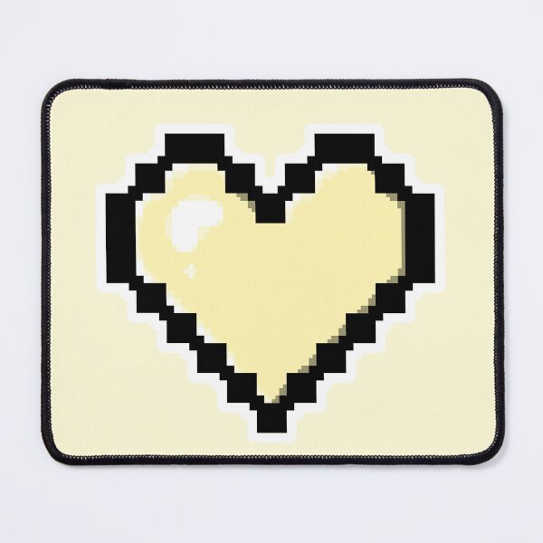 Item preview, Light Yellow Pixel Heart designed and sold by AureateAnomaly.