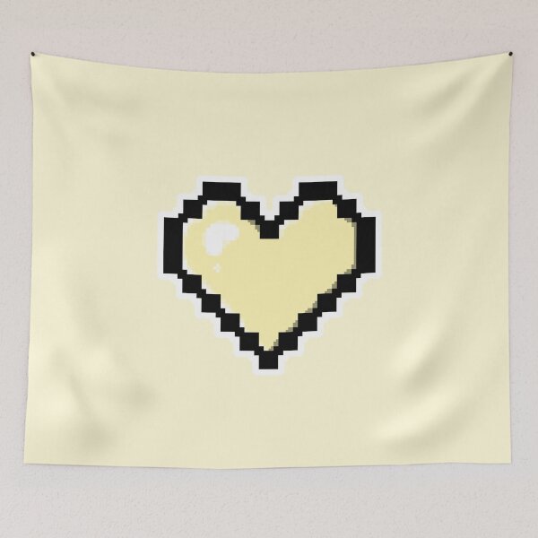 Item preview, Light Yellow Pixel Heart designed and sold by AureateAnomaly.