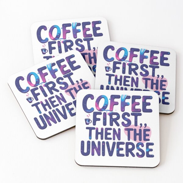 Item preview, Coffee First, Then the Universe – Surreal Coffee  designed and sold by Ckrabax.