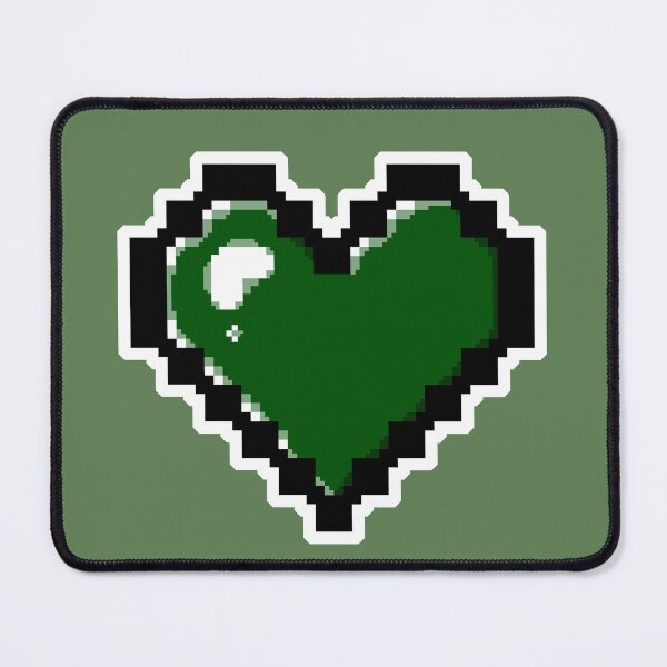 Item preview, Green Pixel Heart designed and sold by AureateAnomaly.
