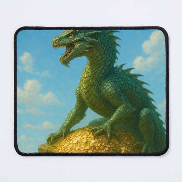 Item preview, Basilisk Protecting Treasure designed and sold by BackgroundND.