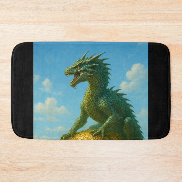Item preview, Basilisk Protecting Treasure designed and sold by BackgroundND.
