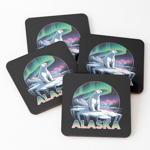 Item preview, Alaska Northern Lights Aurora Viewing Bear Vacation Trip designed and sold by brynatshop.