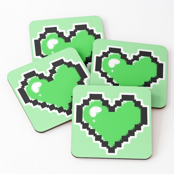 Item preview, Bright Green Pixel Heart designed and sold by AureateAnomaly.