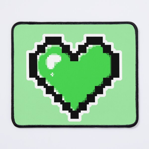 Item preview, Bright Green Pixel Heart designed and sold by AureateAnomaly.