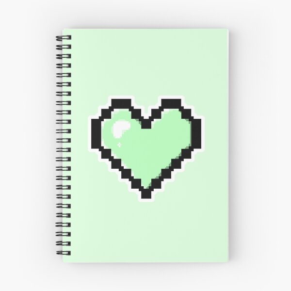 Item preview, Mint Green Pixel Heart designed and sold by AureateAnomaly.