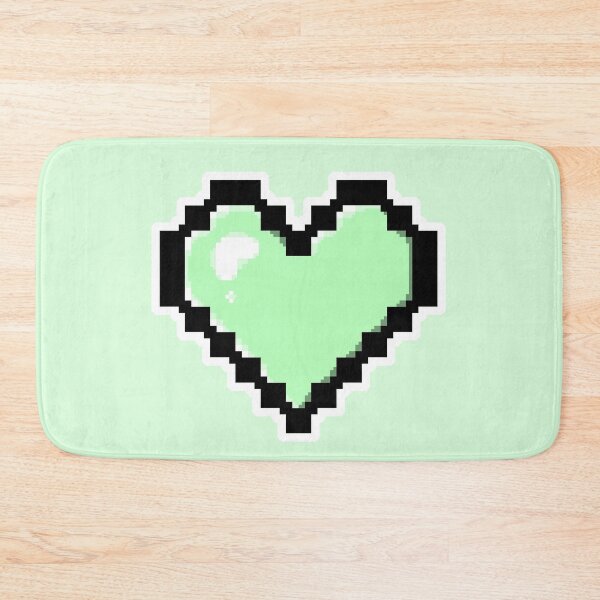 Item preview, Mint Green Pixel Heart designed and sold by AureateAnomaly.
