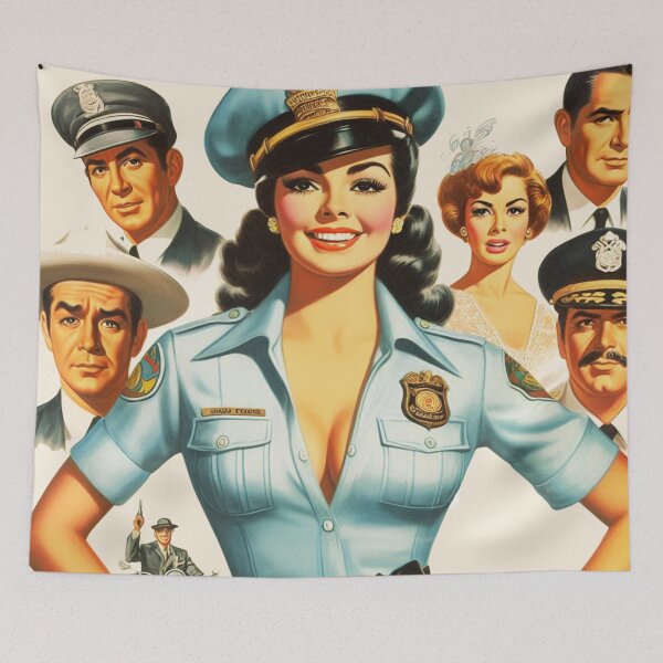 Item preview, Hot Uniform Girl designed and sold by PulpVintage.