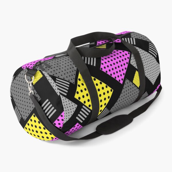 Item preview, Patchwork with polka dots and stripes purple yellow designed and sold by fuzzyfox.