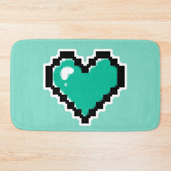 Item preview, Teal Pixel Heart designed and sold by AureateAnomaly.