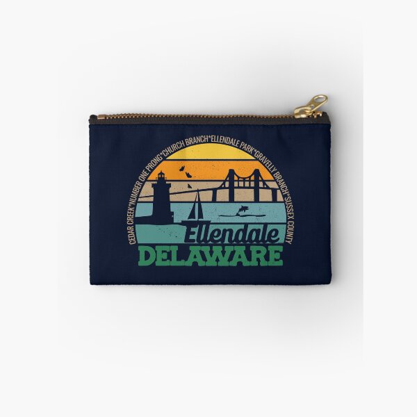 Item preview, Ellendale Delaware Retro Sunset Local Pride Logo  designed and sold by CRHPOD20.