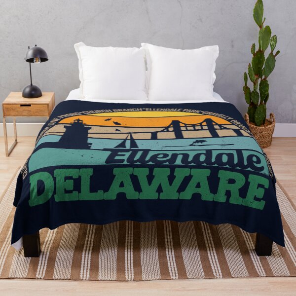 Item preview, Ellendale Delaware Retro Sunset Local Pride Logo  designed and sold by CRHPOD20.
