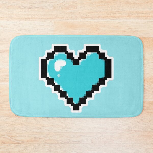 Item preview, Blue Pixel Heart designed and sold by AureateAnomaly.