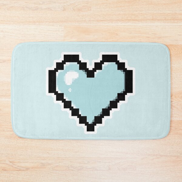 Item preview, Light Blue Pixel Heart designed and sold by AureateAnomaly.