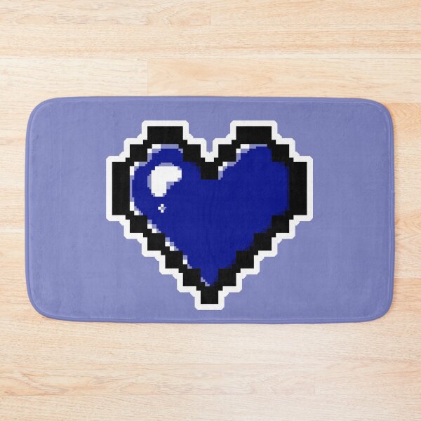 Item preview, Dark Blue Pixel Heart designed and sold by AureateAnomaly.