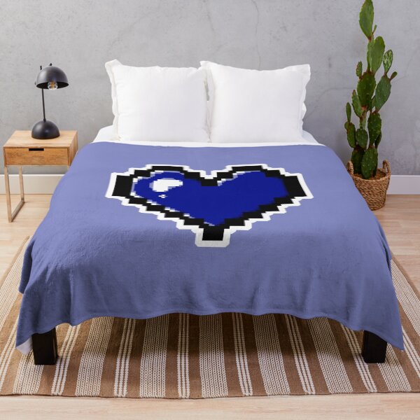 Item preview, Dark Blue Pixel Heart designed and sold by AureateAnomaly.