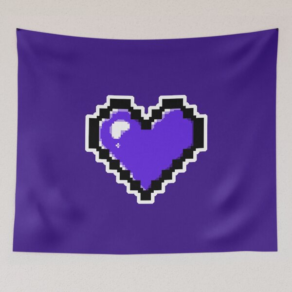 Item preview, Purple Pixel Heart designed and sold by AureateAnomaly.