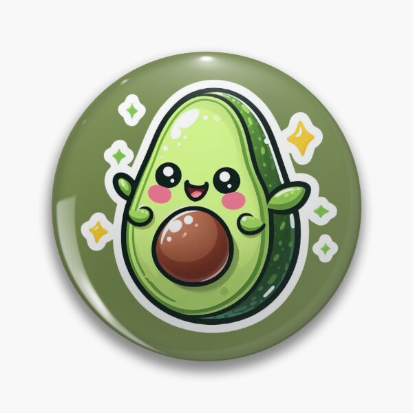 Item preview, Chibi Smiling Avocado designed and sold by janicerafael.