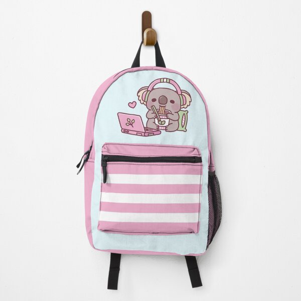 Item preview, Cute Koala Eating Instant Noodles And Watching Anime designed and sold by rustydoodle.