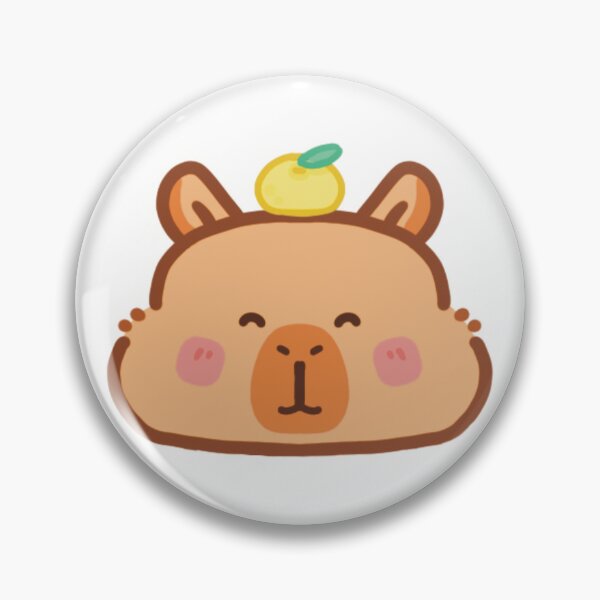 Item preview, cute smiling capibara designed and sold by xttart.