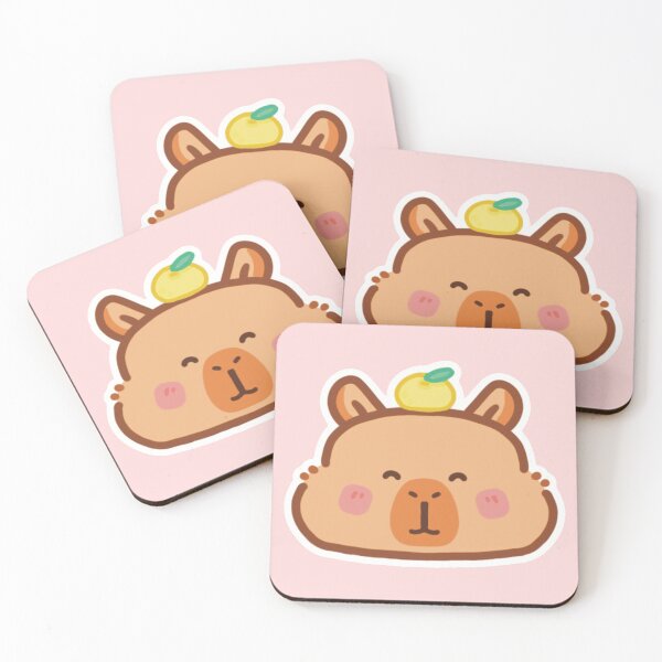 Item preview, cute smiling capibara designed and sold by xttart.