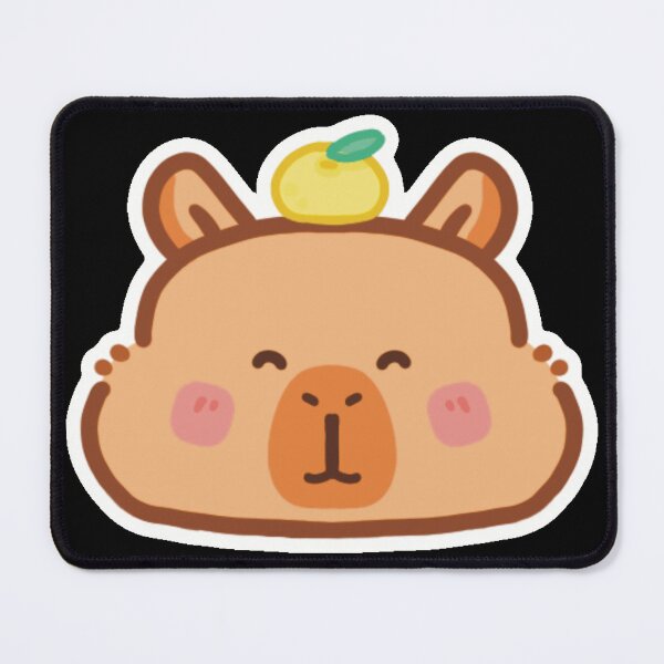 Item preview, cute smiling capibara designed and sold by xttart.