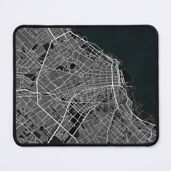 Item preview, Buenos Aires City Map Argentina - Dark designed and sold by deMAP.