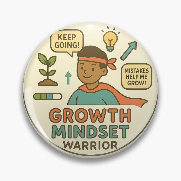 Item preview, Back to school: Motivational classroom | Growth Mindset Warrior  designed and sold by Feline Rockstars.