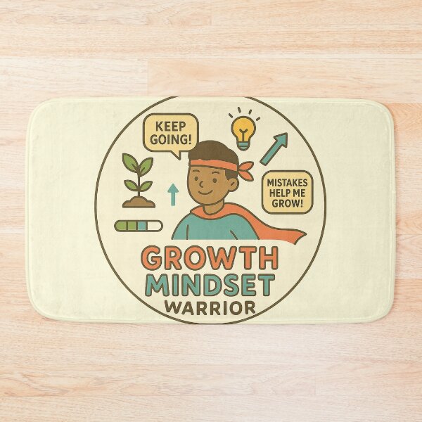 Item preview, Back to school: Motivational classroom | Growth Mindset Warrior  designed and sold by Feline Rockstars.