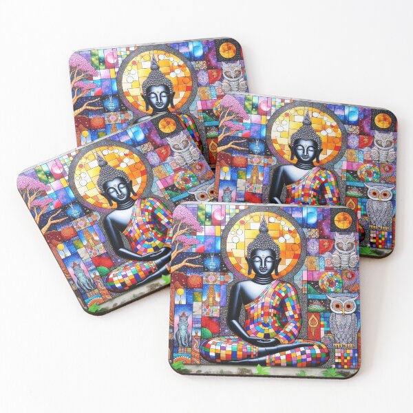 Item preview, Cosmic Buddha Mosaic designed and sold by daweave77.