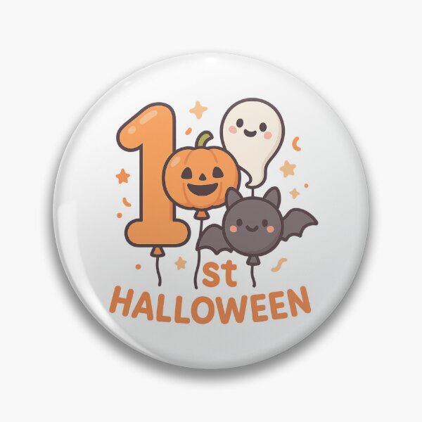 Item preview, Cute 1st Halloween Logo designed and sold by PeckyPom.