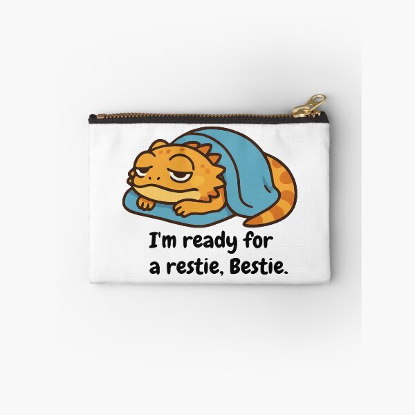 Item preview, Cozy Beardie Under Blanket – Sleepy Bearded Dragon Cute Cartoon designed and sold by Strange Comforts.