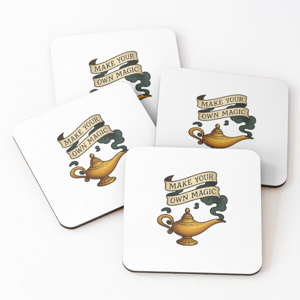 Item preview, Magic Lamp “Make Your Own Magic” – Tattoo Style Inspirational Design designed and sold by ClassroomInk.