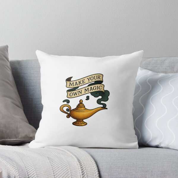 Item preview, Magic Lamp “Make Your Own Magic” – Tattoo Style Inspirational Design designed and sold by ClassroomInk.