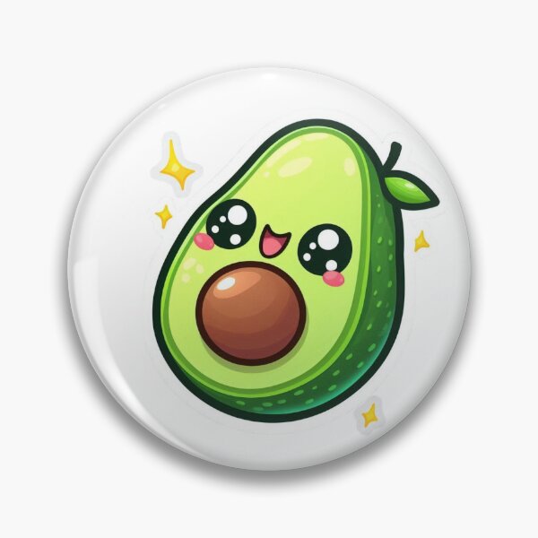 Item preview, Chibi Smiling Avocado Avocado Toast designed and sold by janicerafael.