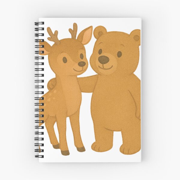 Item preview, mejores amigos: cervatillo y oso bebé designed and sold by raroro.