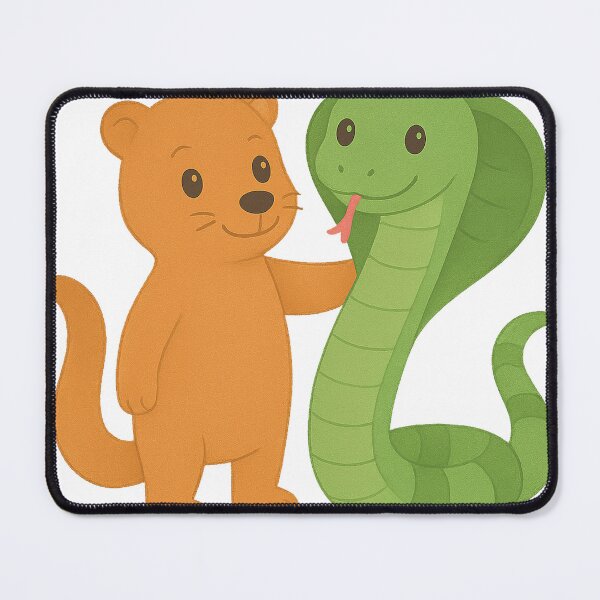 Item preview, besties: mongoose and cobra designed and sold by raroro.