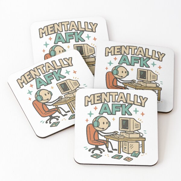 Item preview, Mentally AFK Funny Retro Gamer T-Shirt designed and sold by SignalThreads.