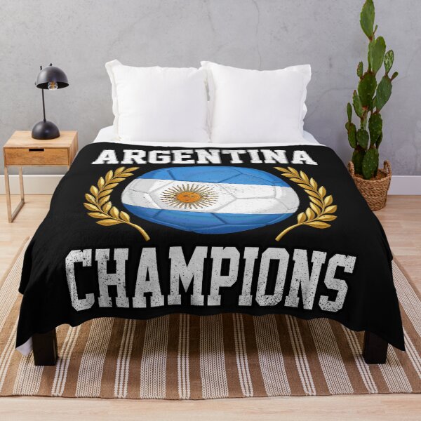 Item preview, SOCCER BALL FLAG CHAMPIONS - ARGENTINA - Fans and Teams for Men and Women T-shirt designed and sold by wallsandpatts.